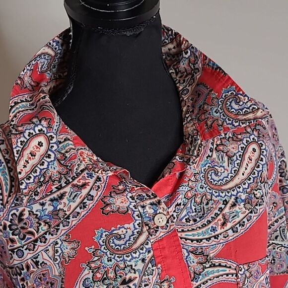 Jones New York  sz 2X button front shirt - Picture 2 of 7